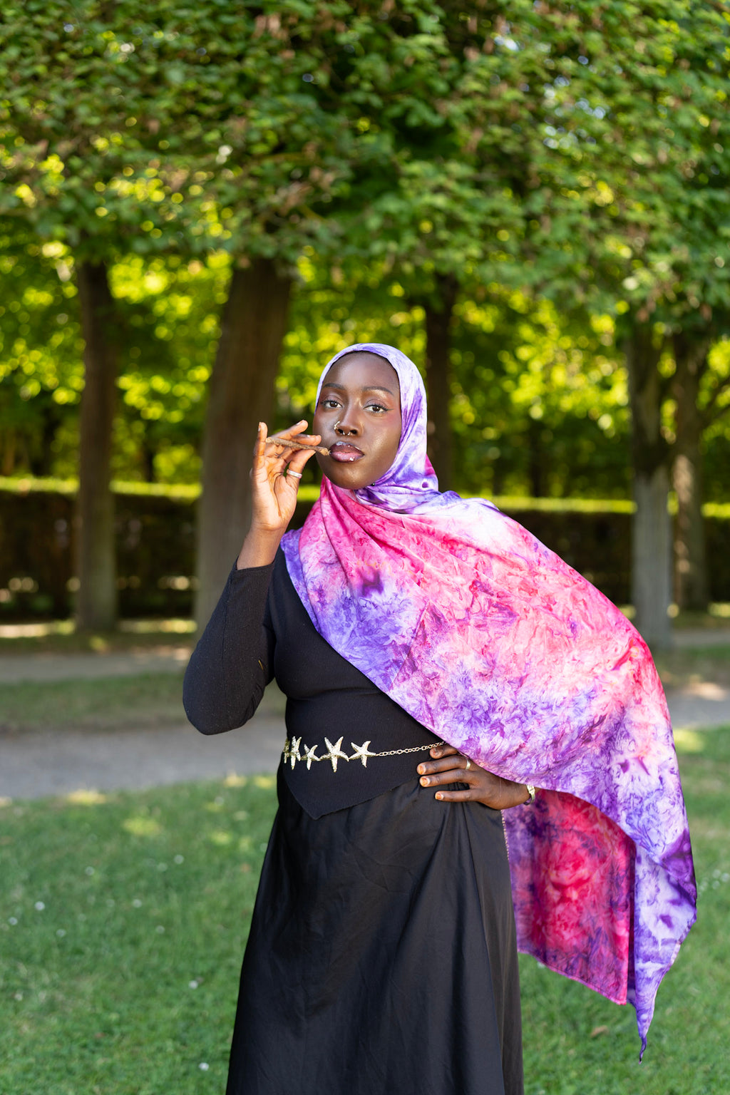 Voile Satiné Ombré - Modèle Massa