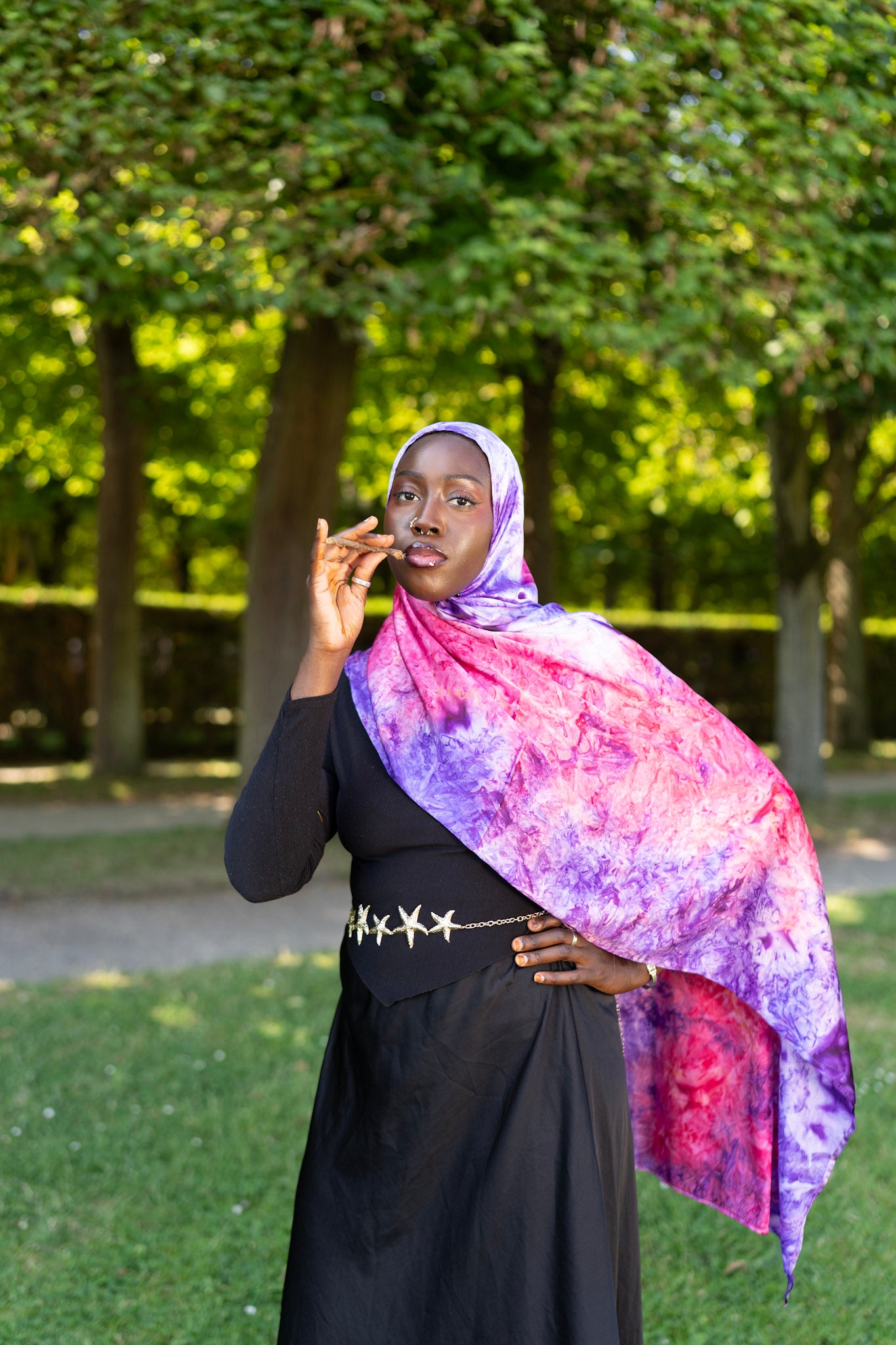Voile Satiné Ombré - Modèle Massa