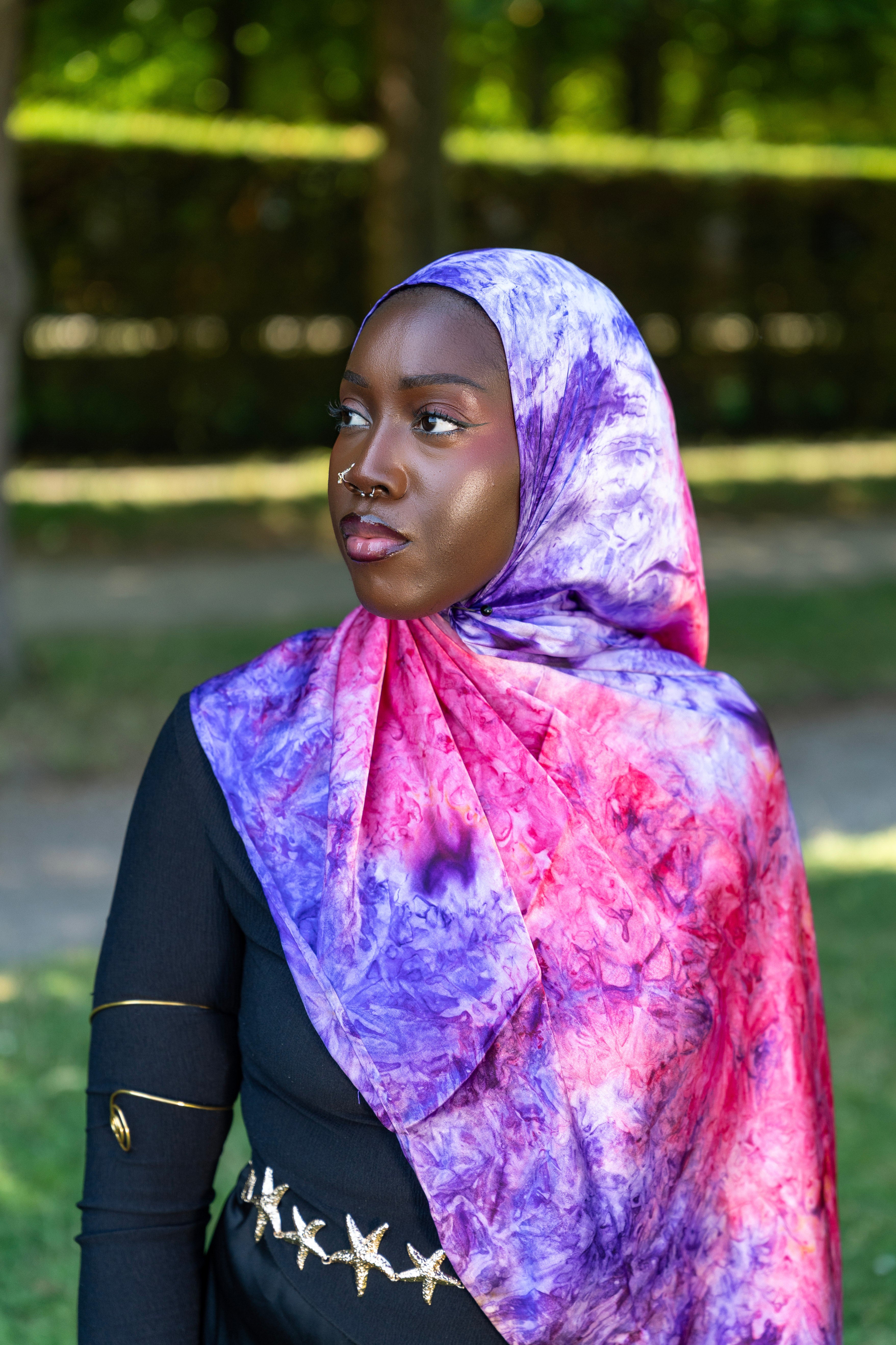 Voile Satiné Ombré - Modèle Massa